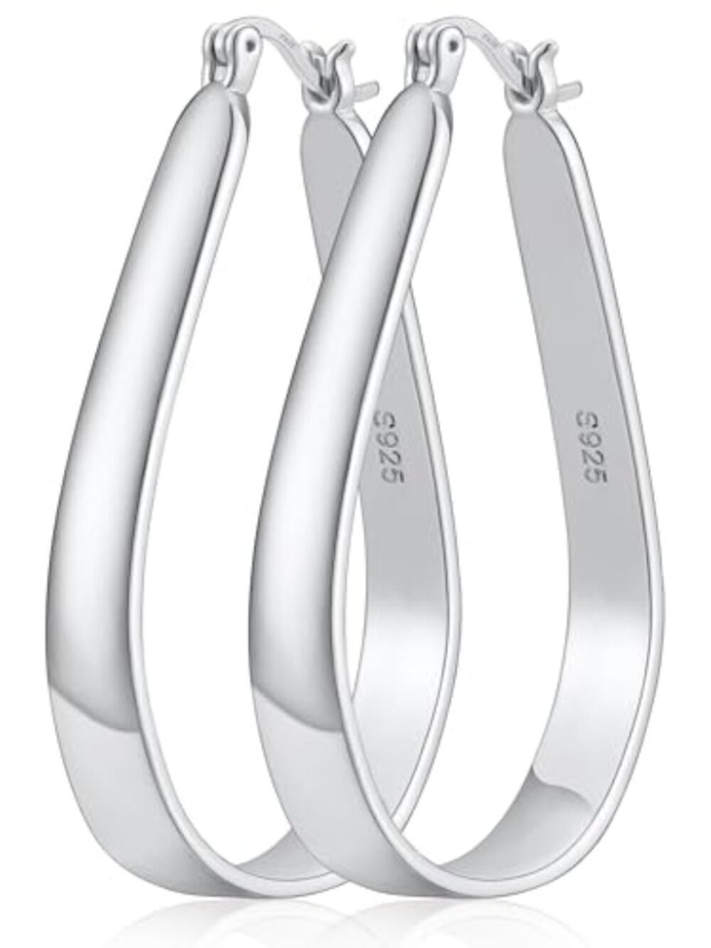 BRAND NEW Sterling Silver Hoop Earrings for Women
